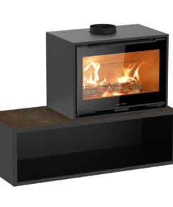 Poêle à bois Jolly Mec Quadro+ Steel